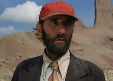 Harry Dean Stanton in Wim Wenders' Paris, Texas, screenplay by Sam Shepard